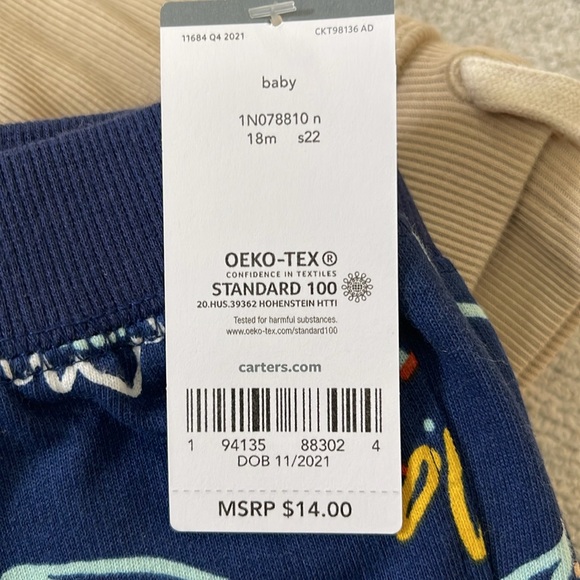 2 Unworn Pants Set - 12-18 Months - Picture 3 of 3